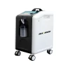 Black and white coloured Oxygen Concentrator with wheels