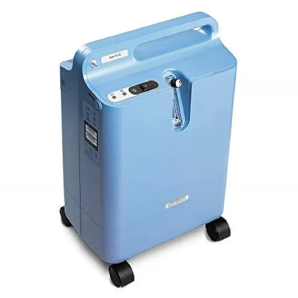 A light blue colour Philips Oxygen Concentrator