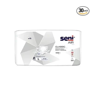 A White coloured package of Seniclassic Air Diaper