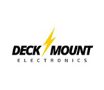 Black and yellow logo of Deck Mount Electronics