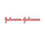 Red logo of johnson and johnson