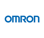 Blue coloured logo of Omron