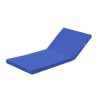 Blue folding mattress 75x35x3 inches