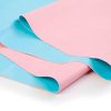 Rubber Bed Sheet Premium Washable Mackintosh Sheet for Baby and Adult - Blue