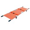 Two fold stretcher with carry bag - orange