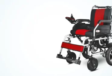 Red and Black wheel chair