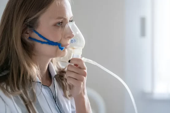 sick young female patient