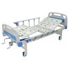 Adjustable-hospital- bed- with- wheels -and -side -rails