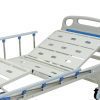 Adjustable-hospital- bed- with- wheels -and -side -rails